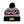 Black, grey, white and blue Nasa beanie at with pom on the top and American flag patch on the front.