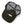 Black cap with mesh back and visible branding on a white background