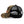 Camouflage baseball cap with mesh back on a white background