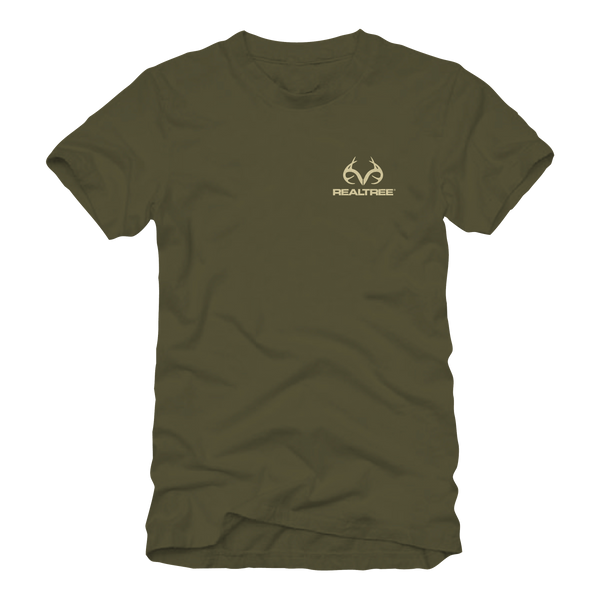 Realtree Woodblock Deer Tee