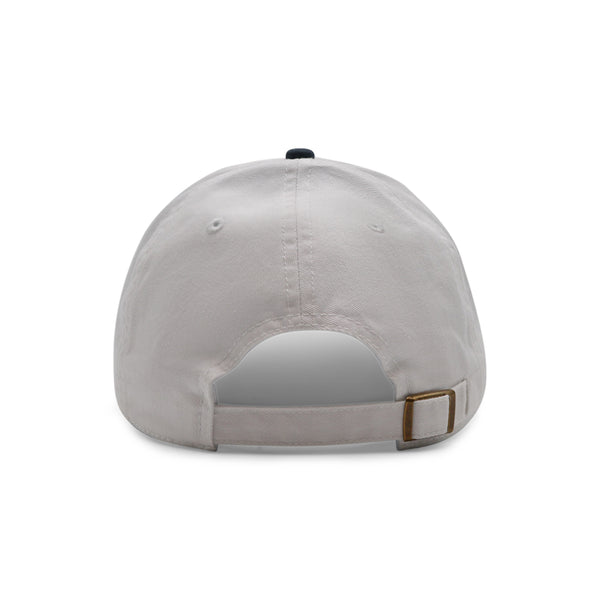 Gray baseball cap on a white background