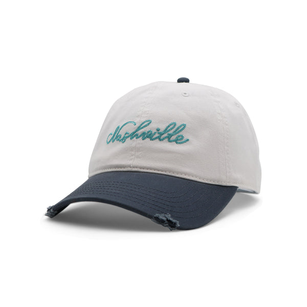 Cap with 'Nashville' text on a white background