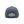 Blue baseball cap with a strap on a white background